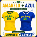 Blusa do Brasil Feminina - Copa do Mundo [COMPRE 1 LEVE 2]
