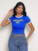 Blusa do Brasil Feminina - Copa do Mundo [COMPRE 1 LEVE 2]
