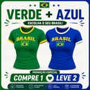 Blusa do Brasil Feminina - Copa do Mundo [COMPRE 1 LEVE 2]