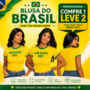 Blusa do Brasil Feminina - Copa do Mundo [COMPRE 1 LEVE 2]